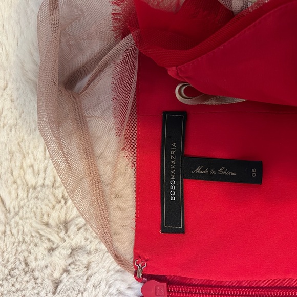 BCBGMaxazria Red Dress Size 6! - Picture 2 of 2